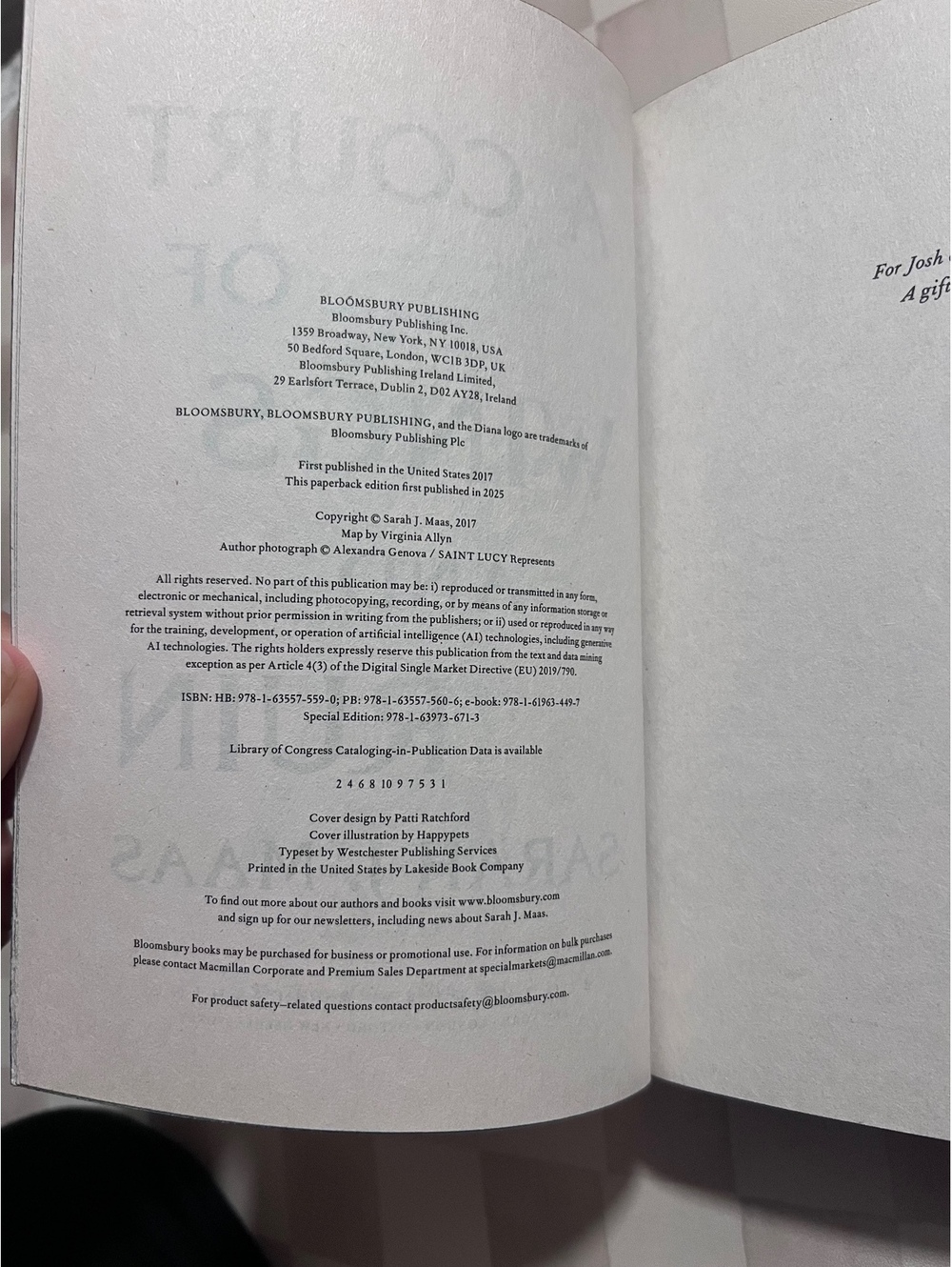 Barnes and Noble A Court of Wings and Ruin Night Court Edition by Sarah J. Maas - Picture 4 of 4